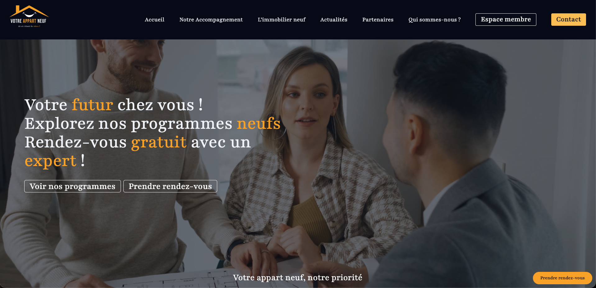 Votre Appart Neuf — Homepage